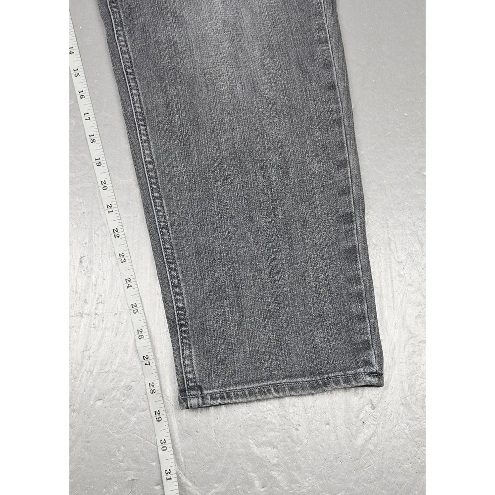 Banana Republic Jeans Mens 36x29‎ Gray Athletic Tapered Fit Denim Stretch Pants